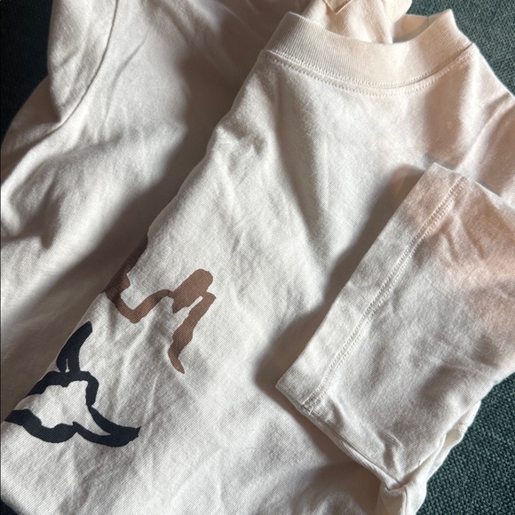 Madewell Cream Graphic Short Sleeve Tee NWOT - Picture 3 of 4